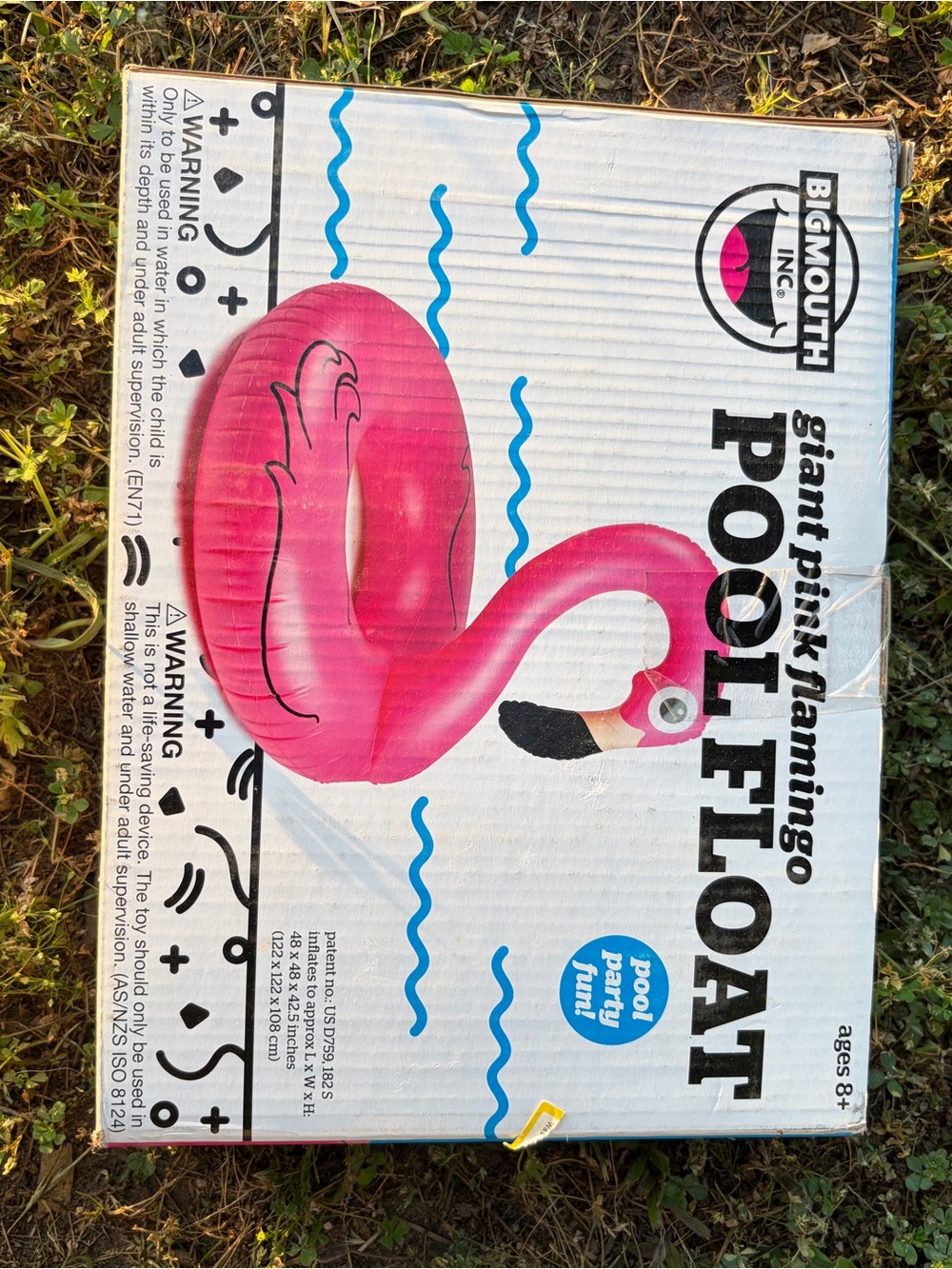 BigMouth Giant Pink Flamingo Pool Float - Pink